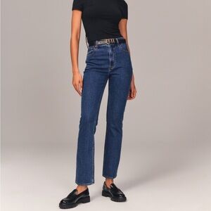 Abercrombie & Fitch The Ankle Straight Ultra High Rise Jeans NTW Size 24
